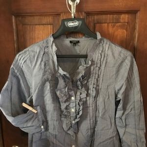 Talbots Shirt with ruffle